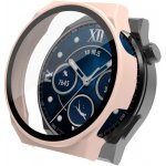 VSECHNONAMOBIL Plastový kryt s ochranným sklem pro Huawei Watch GT 3 Pro 46mm růžový 44176 – Zboží Živě