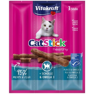 Vitakraft Cat Stick mini platýs omega 18 g – Hledejceny.cz