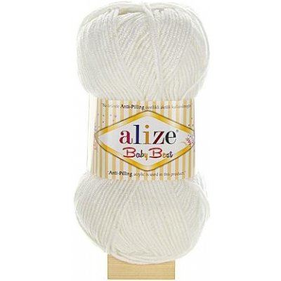 Alize Baby Best bílá 55 – Zbozi.Blesk.cz