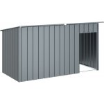 vidaXL Psí bouda se střechou antracitová 196 x 91 x 110 cm – Hledejceny.cz