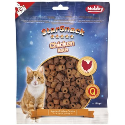 Nobby StarSnack Cat Chicken Rolls pamlsky 180 g