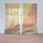 Záclony Retro motiv: 2 ks - 150x250 cm - Sablio – Hledejceny.cz