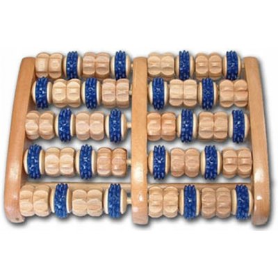 Adonis masážní válečky dřevo guma – Zboží Dáma