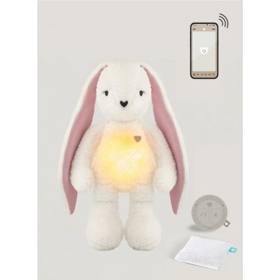 MyHummy Bunny pink/ecru 7 v 1 s APP DUO s termoforem šumící medvídek králíček bílo růžový – Zboží Dáma