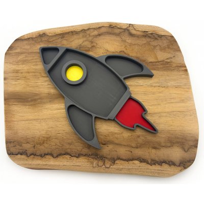 Eco smyslový tácek vesmírná raketa – Hledejceny.cz
