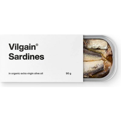 Vilgain Sardinky v BIO extra panenském olivovém oleji 90 g – Zboží Dáma