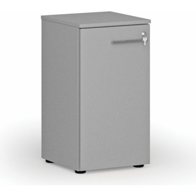 Primo Nízká kancelářská skříň s dveřmi GRAY, 740 x 400 x 420 mm, šedá – Zboží Dáma