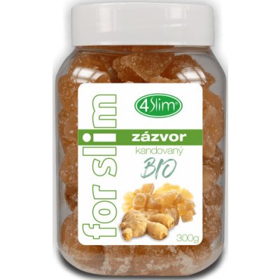 4Slim Zázvor kandovaný 300 g – Zbozi.Blesk.cz