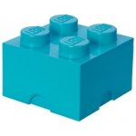 LEGO® úložný box 25 x 25 x 18 cm azurová – Zboží Dáma