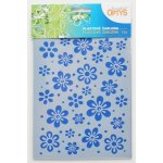 Plastová šablona 20 x 15 cm Květinky 2 – Sleviste.cz