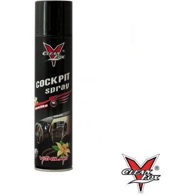 CleanFox Cockpit sprej Vanilka 400 ml – Zbozi.Blesk.cz