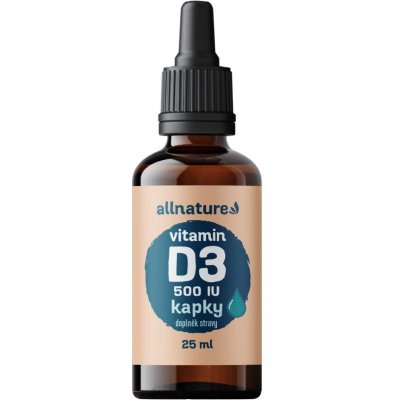Allnature Vitamin D3 25 ml – Hledejceny.cz