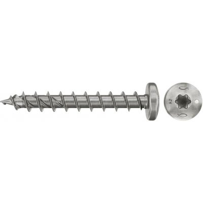 Fischer 574154 šrouby do dřevotřísky 5 mm 60 mm TX Nerezová ocel 50 ks – Hledejceny.cz