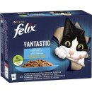 Krmivo pro kočky Felix Fantastic Lahodný výběr z ryb v želé 12 x 85 g