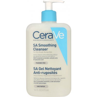 CeraVe SA čisticí a zjemňující emulze pro normální a suchou pleť 473 ml – Hledejceny.cz