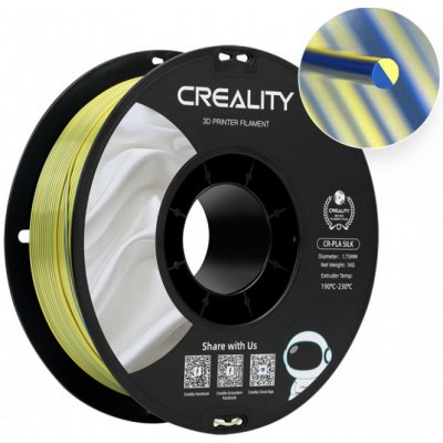 Creality CR-Silk PLA Filament, žlutomodrá 1 kg, 1,75 mm