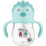 Akuku láhev s brčkem a závažím navy/žlutý 280 ml – Zboží Dáma