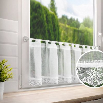 Dekorační krátká vitrážová záclona do kuchyně IRMA 40x150 cm MyBestHome – Zboží Mobilmania