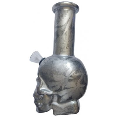 Black Leaf Skleněný mini bong lebka 15 cm Design Leaves – Hledejceny.cz