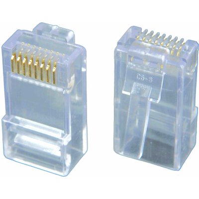 Solarix Konektor KRJ45/6SLD RJ45 8p8c Cat.6 UTP na drát – Zboží Dáma