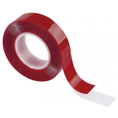 Akrylová páska 18mm / 3m, čirá – Sleviste.cz