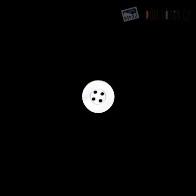 Knoflík profilovaný bílý – Zboží Dáma