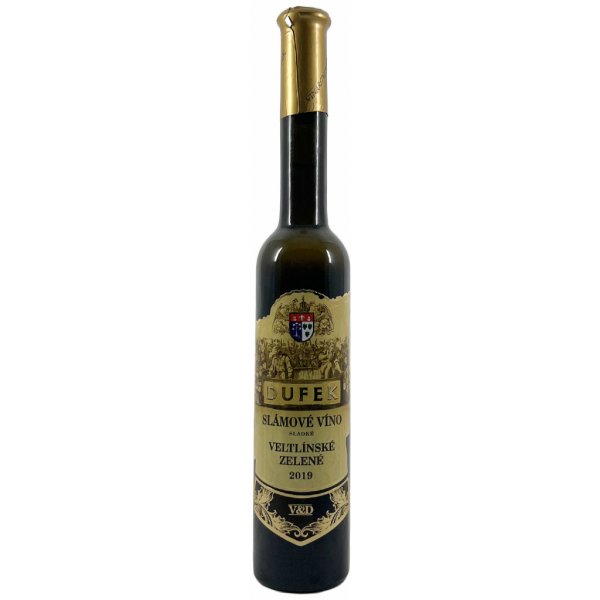 Víno Vinařství Dufek Veltlínské zelené slámové sladké 2019 0,2 l