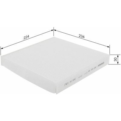 Filtr, vzduch v interiéru BOSCH 1 987 432 166 – Hledejceny.cz