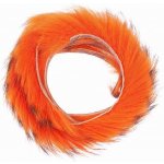 Hends Proužky Králičí Kůže Zonker Barred Orange Black 4 mm – Hledejceny.cz