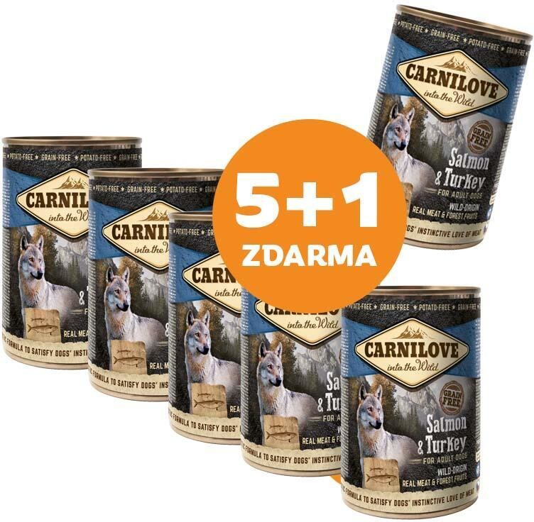 Carnilove Wild Meat Salmon & Turkey 6 x 400 g