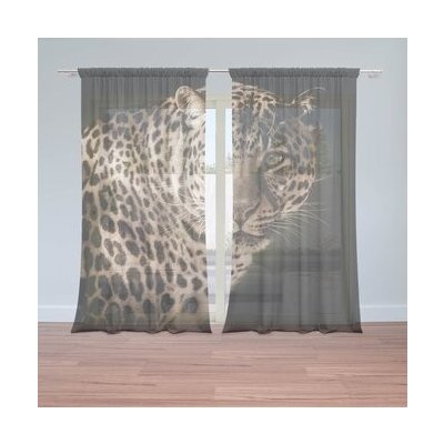 Sablio Záclony Levhart: 2ks 150x250cm – Hledejceny.cz