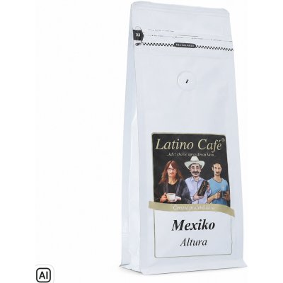 Latino Café ® Káva Mexiko čerstvě pražená 100% arabica zrnková 1 kg – Hledejceny.cz