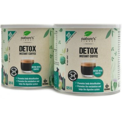 NaturesFinest Detox Coffee 2 x 125 g – Hledejceny.cz