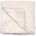 Baby Nellys Dětská deka Velvet béžová – Zboží Mobilmania