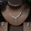 Éternelle souprava šperků Swarovski Elements Courtney SET-N-07 Bílá/čirá