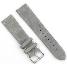 BStrap Suede Leather řemínek na Samsung Galaxy Watch Active 2 40/44mm, gray SSG020C01