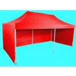 Expodum Nůžkový stan 3x6m Profi hliníkový hexagon Červená – Hledejceny.cz