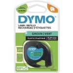 Dymo LetraTag páska plastová 12mm x 4m, zelená, 59425, S0721640 – Zboží Mobilmania