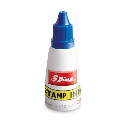 Shiny Razítková barva Stamp Ink modrá 28 ml – Zboží Mobilmania