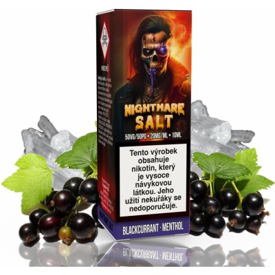 Nightmare Salt - Blackcurrant Menthol 10 ml 20 mg – Zboží Mobilmania