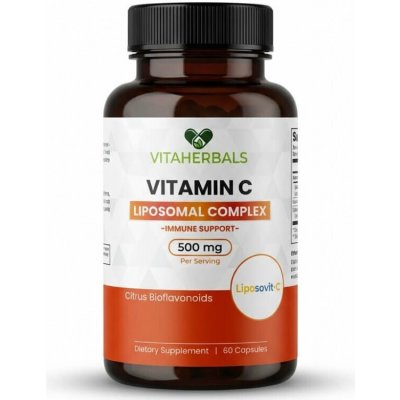 Vitaherbals lipozomální vitamín C Liposovit-C 500 mg + citrusové bioflavonoidy 60 kapslí – Hledejceny.cz