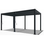 Pergoline Pavilon »Trumpf« (antracitová, 3 x 5,3 m) – Hledejceny.cz