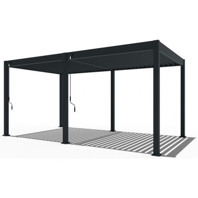 Pergoline Pavilon »Trumpf« (antracitová, 3 x 5,3 m) – Hledejceny.cz
