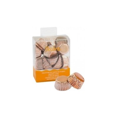 Decora Cukrářské košíčky 27 x 17 mm - ROSE GOLD 60 ks – Zboží Dáma