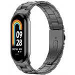 Xiaomi Mi Smart Band 8/9/10 náhradní náramek/řemínek - BO chirurgická ocel Černá MBSCZ-8BOCH02 – Zboží Živě