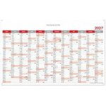 Nástěnný Plánovací mapa CZ s očky na zavěšení 100 x 63 cm červená 2027 – Zboží Mobilmania