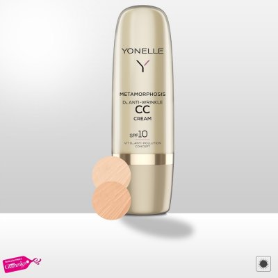 Yonelle Metamorphosis CC krém s protivráskovým účinkem SPF10 1 Light Neutral Vit D3 Concept 50 ml – Zbozi.Blesk.cz