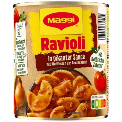 Maggi Ravioli v pikantní omáčce 800 g – Zboží Dáma