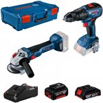 BOSCH GWS 18V-10 + GSB 18V-50 0.615.990.M9K – Zboží Mobilmania