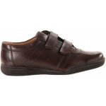 Blancheporte kožené derbies na suchý zip kaštanové – Sleviste.cz